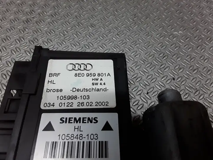 Audi A4 S4 B6 8E 8H (2000 - 2006) 8E0959801A Стеклоподъемник задней двери — фото 2