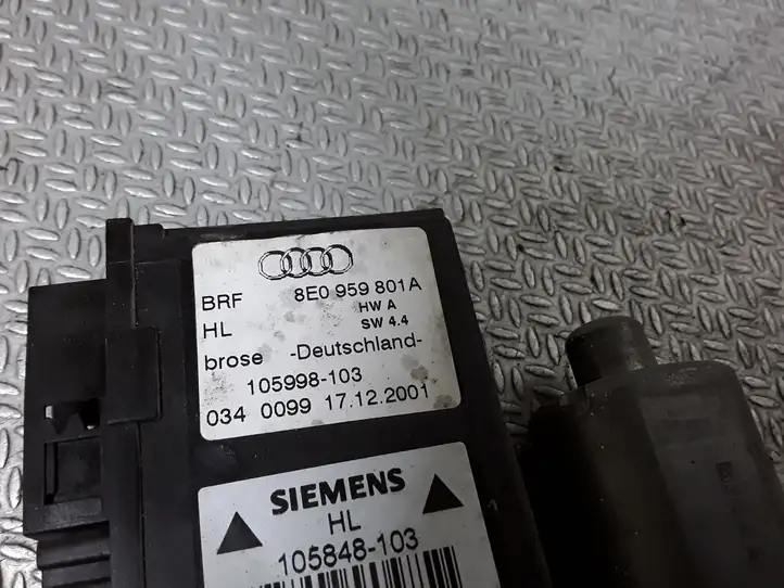 Audi A4 S4 B6 8E 8H (2000 - 2006) 8E0959801A Стеклоподъемник задней двери — фото 2