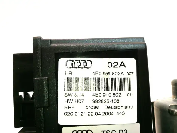 Audi A8 S8 D3 4E (2002 - 2005) 4E0910802 Стеклоподъемник задней двери — фото 2
