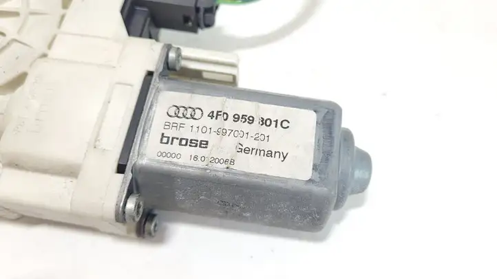 Audi A6 S6 C6 4F (2004 - 2008) 4F0959801C Стеклоподъемник задней двери — фото 4
