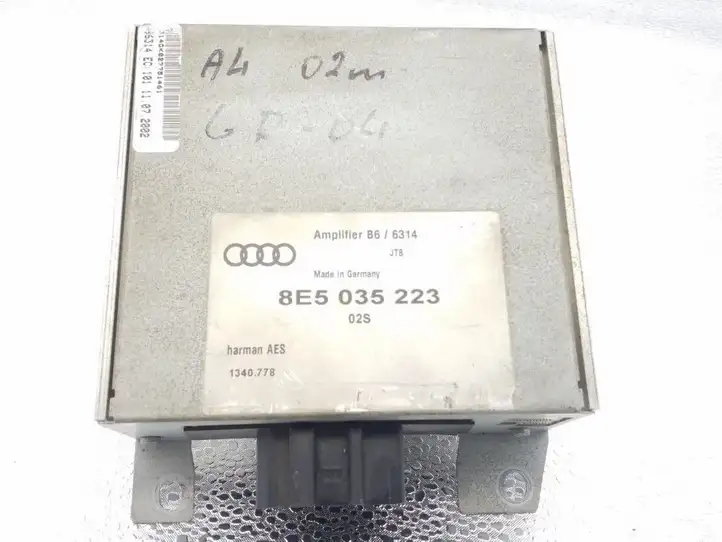 Audi A4 S4 B6 8E 8H (2000 - 2006) 8E5035223 Усилитель звука — фото 1