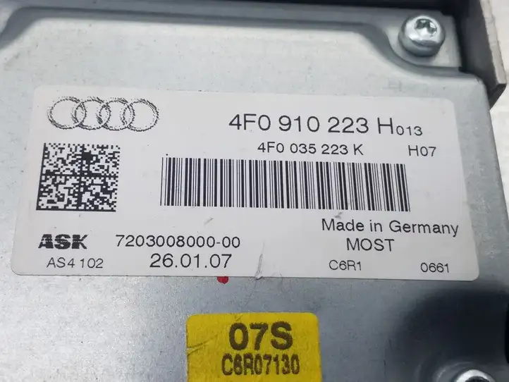 Audi A6 S6 C6 4F (2004 - 2008) 4F0910223H Усилитель звука — фото 3