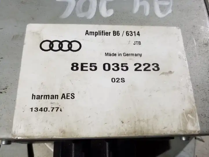 Audi A4 S4 B6 8E 8H (2000 - 2006) 8E5035223 Усилитель звука — фото 3