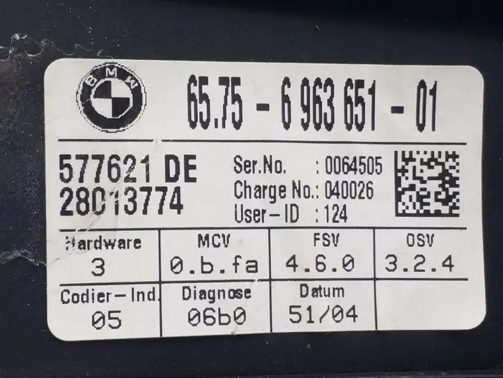 BMW 3 E90 E91 (2005 - 2012) 6963651 Ультразвуковой датчик — фото 3