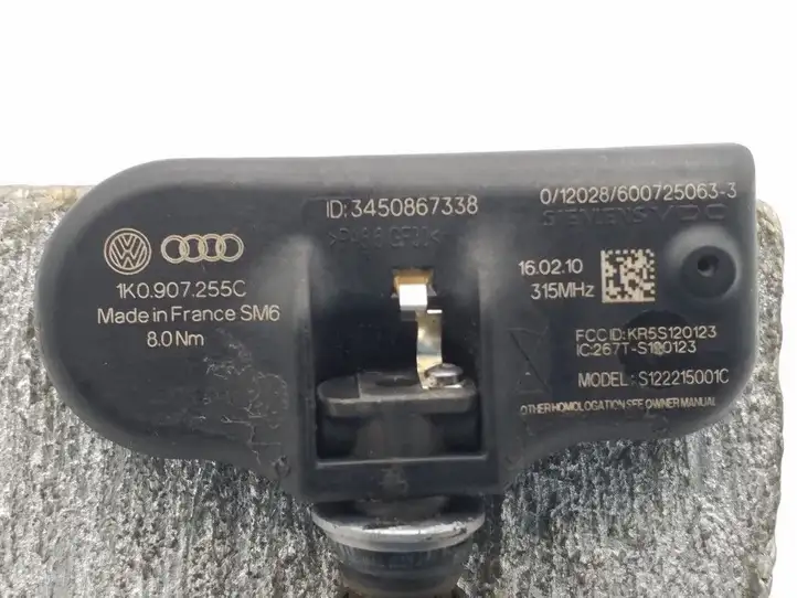 Audi A6 S6 C6 4F (2008 - 2011) 1K0907255C Датчик давления шин — фото 2