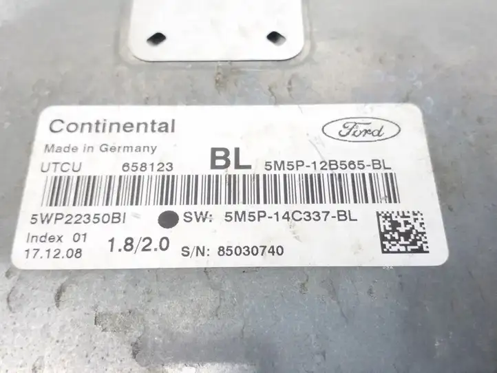 Ford C-MAX I (2007 - 2010) 5M5P12B565BL Блок управления двигателем (ECU) — фото 4