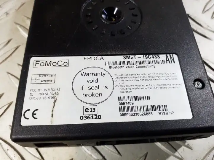 Ford Focus (2011 - 2015) 8M5T19G488AN Bluetooth модуль — фото 3
