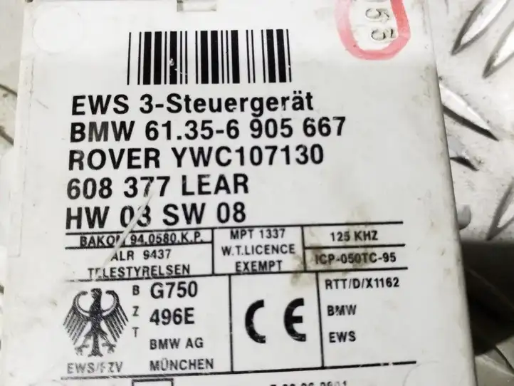 BMW 3 E46 (1998 - 2005) 61356905667 Блок иммобилайзера — фото 4