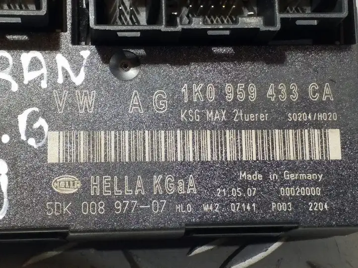 Volkswagen Touran I (2003 - 2010) 1K0959433CA Модуль комфорта — фото 3