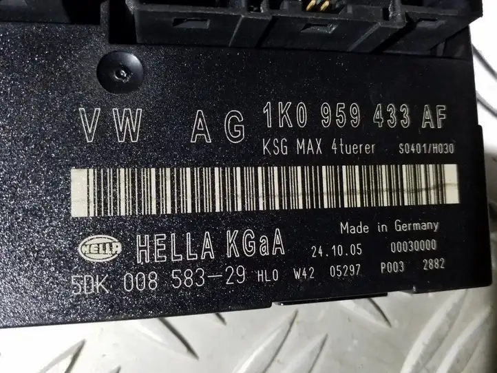 Volkswagen Jetta V (2005 - 2010) 1K0959433AF Модуль комфорта — фото 3