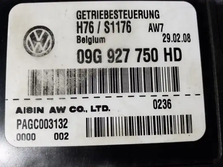 Volkswagen PASSAT B6 (2005 - 2010) 09G927750HD Блок управления АКПП — фото 4