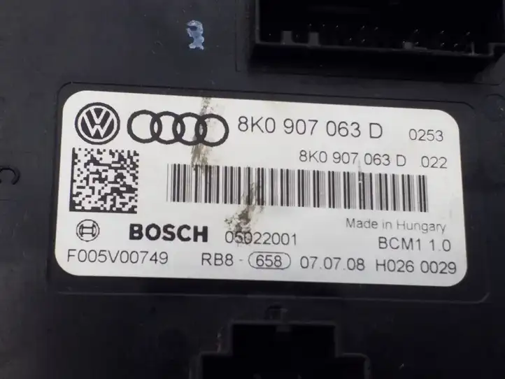 Audi A4 S4 B8 8K (2007 - 2011) 8K0907063D Модуль комфорта — фото 2
