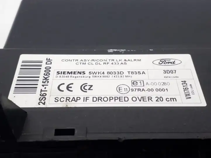 Ford Fusion (2002 - 2005) 2S6T15K600DF Модуль комфорта — фото 2