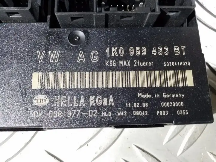 Volkswagen Golf V (2003 - 2009) 1K0959433BT Модуль комфорта — фото 3