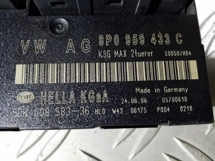 Audi A3/S3 8P (2003 - 2005) 8P0959433C Модуль комфорта — фото 3