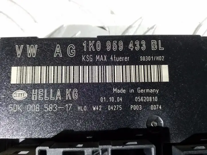 Volkswagen Golf V (2003 - 2009) 1K0959433BL Модуль комфорта — фото 3