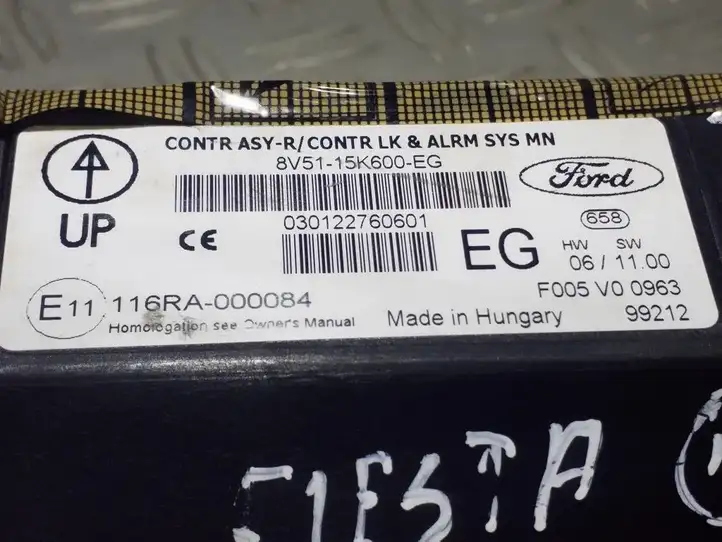 Ford Fiesta (2009 - 2012) 8V5115K600EG Модуль комфорта — фото 6