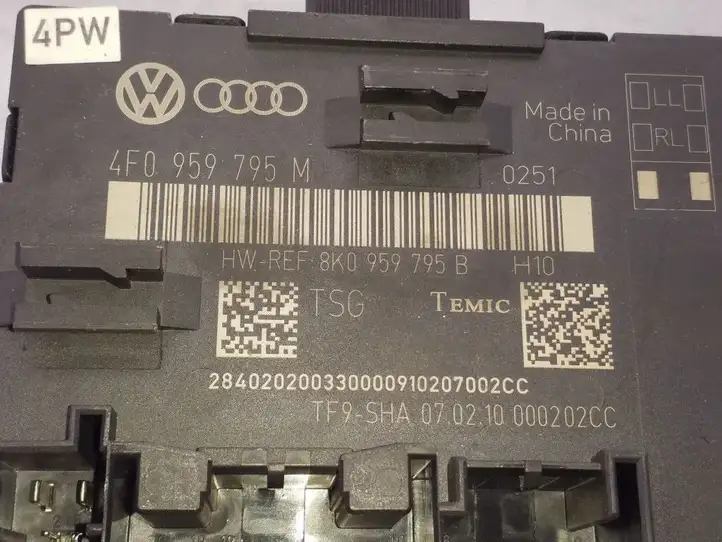 Audi A6 S6 C6 4F (2008 - 2011) 4F0959795M Блок управления дверью — фото 2