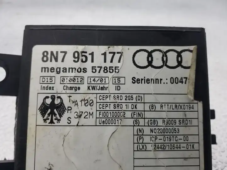 Audi TT Mk1 (1998 - 2003) 70103034 Прочие блоки управления — фото 3
