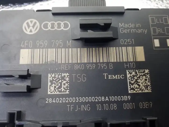 Audi A6 S6 C6 4F (2008 - 2011) 4F0959795M Блок управления дверью — фото 4