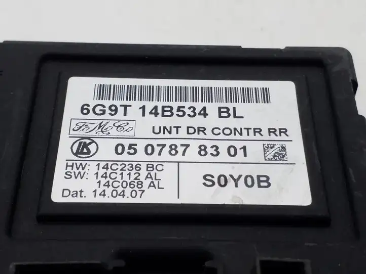 Ford S-MAX (2006 - 2010) 6G9T14B534BL Блок управления дверью — фото 4