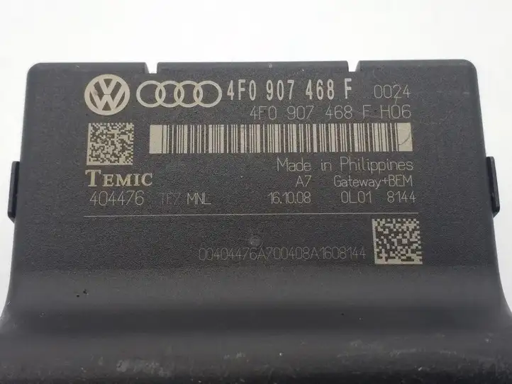 Audi A6 S6 C6 4F (2004 - 2008) 4F0907468F Прочие блоки управления — фото 3