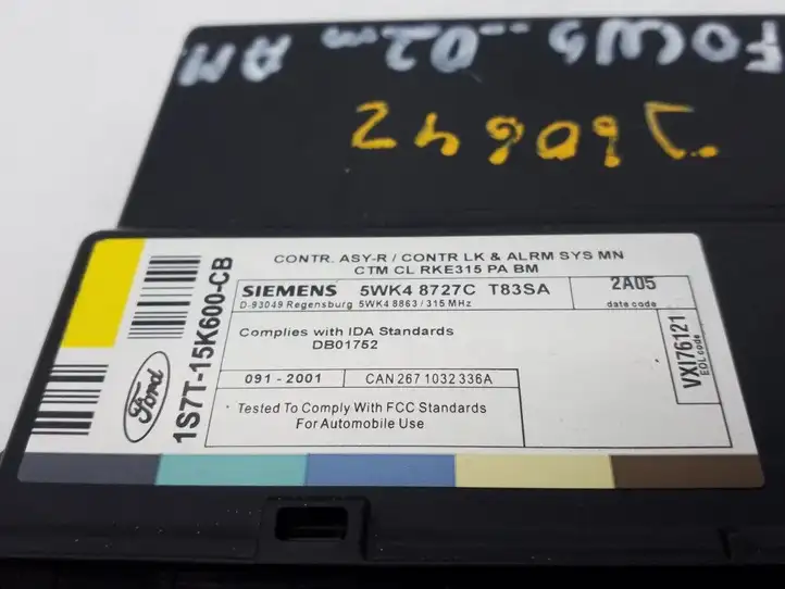 Ford Focus (1998 - 2004) 1S7T15K600CB Модуль комфорта — фото 3