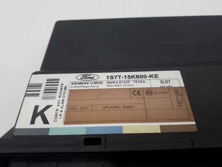 Ford Focus (1998 - 2004) 1S7T15K600KE Модуль комфорта — фото 4