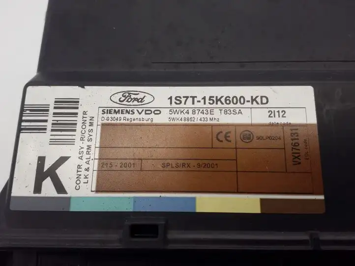 Ford Focus (1998 - 2004) 1S7T15K600KD Модуль комфорта — фото 4