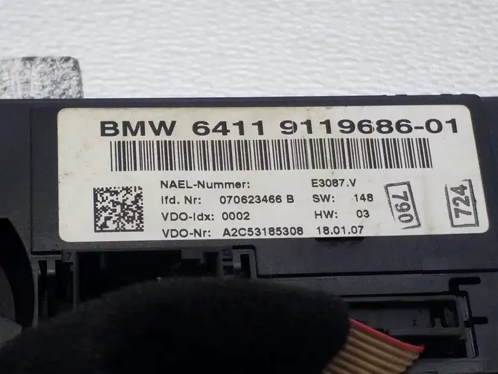 BMW 3 E90 E91 (2005 - 2012) 9119686 Блок управления климат-контролем — фото 4