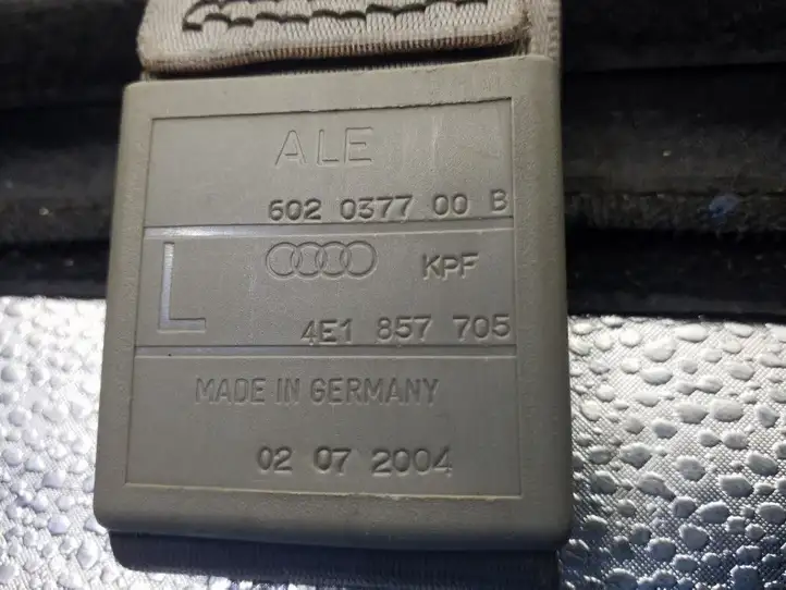 Audi A8 S8 D3 4E (2002 - 2005) 4E1857705 Передний ремень безопасности — фото 4