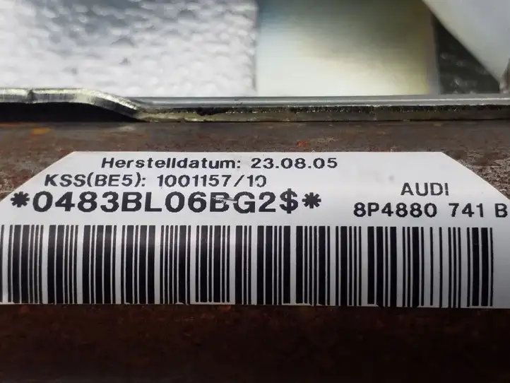 Audi A3/S3 8P (2004 - 2008) 8P4880741B Боковая подушка безопасности шторка — фото 2