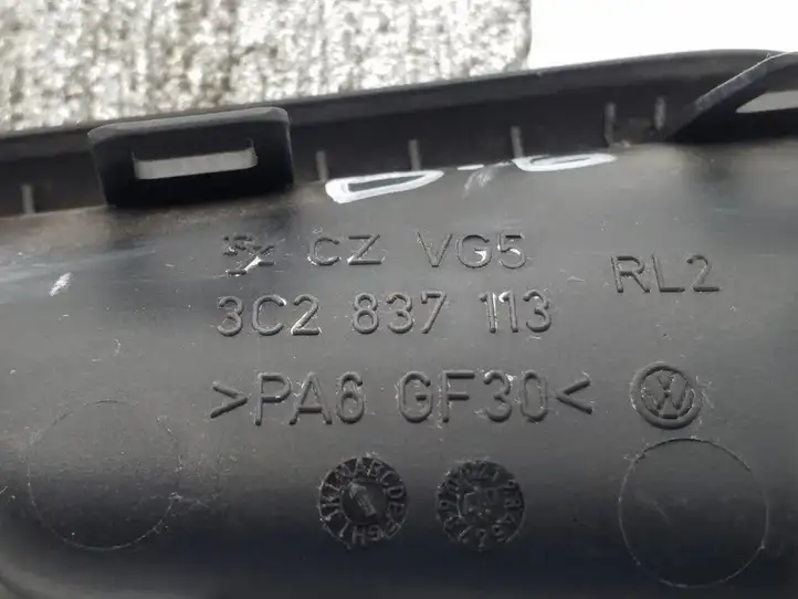 Volkswagen PASSAT B6 (2005 - 2010) 3C2837113 Внутренняя ручка двери — фото 3