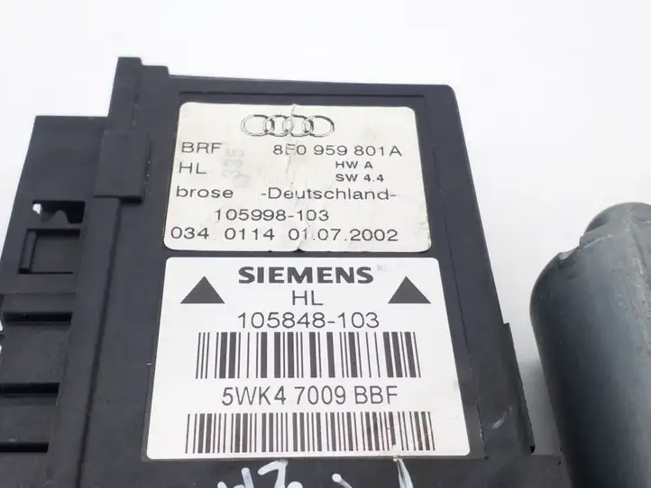 Audi A4 S4 B6 8E 8H (2000 - 2006) 8E0959801A Стеклоподъемник задней двери — фото 3