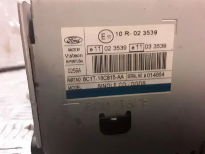 Ford Transit (2006 - 2013)  6C1T18C815AA Радио/ проигрыватель CD/DVD / навигация