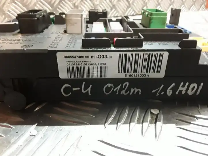 Citroen C4 (2011 - 2016) 9665547480 Модуль комфорта — фото 2