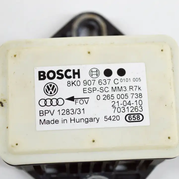 Audi A4 S4 B8 8K (2007 - 2011) 8K0907637C Датчик ускорения — фото 6