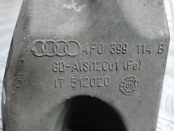 Audi A6 S6 C6 4F (2004 - 2008) 4F0399114B Кронштейн двигателя — фото 3