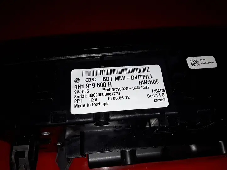 Audi A8 S8 D4 4H (2010 - 2014) 4H1919600H Контроллер мультимедийной системы — фото 2
