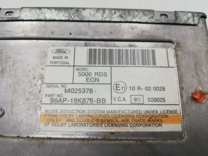 Ford Focus (1998 - 2004) 98AP18K876BB Магнитола / мультимедийная система — фото 3