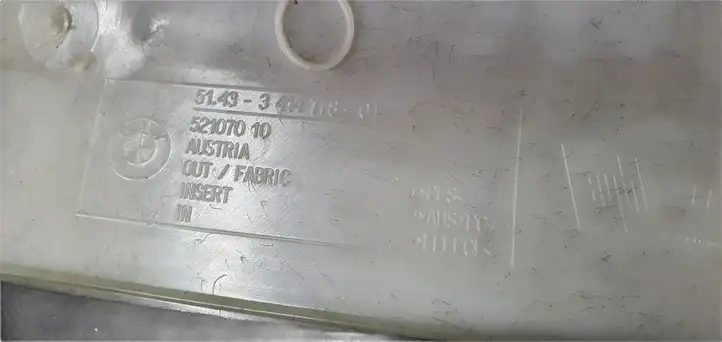 BMW X3 E83 (2003 - 2010) 5143341477801 Обшивка стойки A — фото 3