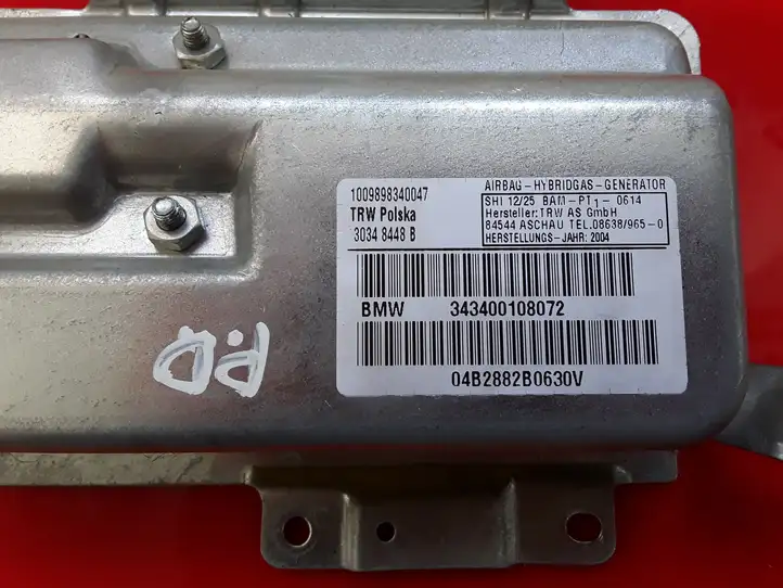 BMW X3 E83 (2003 - 2010) 343400108072 Подушка безопасности двери — фото 2