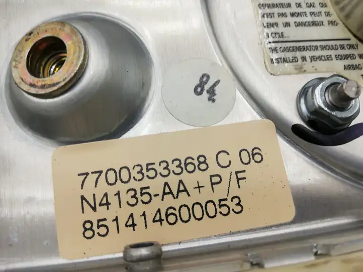 Opel Movano A (1998 - 2010) 7700353368 Подушка безопасности руля — фото 2
