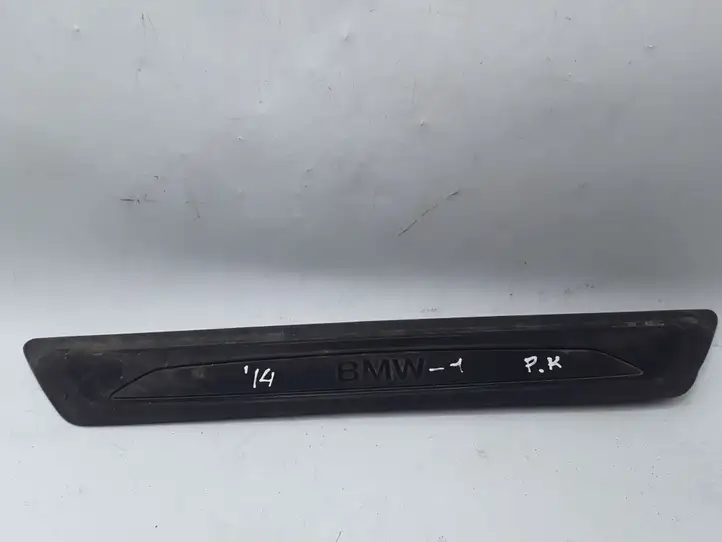 BMW 1 F20 F21 (2011 - 2019) 7289215 Отделка переднего порога — фото 1