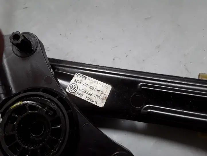 Volkswagen Golf VII (2013 - 2019)  5G4837461H Механизм для электрического подъема окон передней двери (без двигателя)
