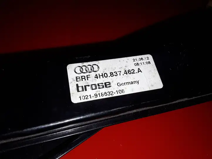 Audi A8 S8 D4 4H (2010 - 2014) 8K0959802B Электростеклоподъемник передний (комплект) — фото 2
