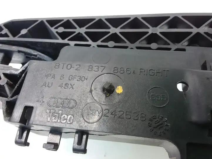 Audi A4 S4 B8 8K (2007 - 2011) 8T02837886A Наружная ручка задней двери — фото 4