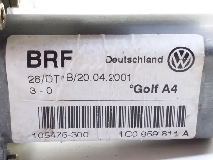 Volkswagen Bora (1998 - 2005) 1C0959811A Стеклоподъемник задней двери — фото 3