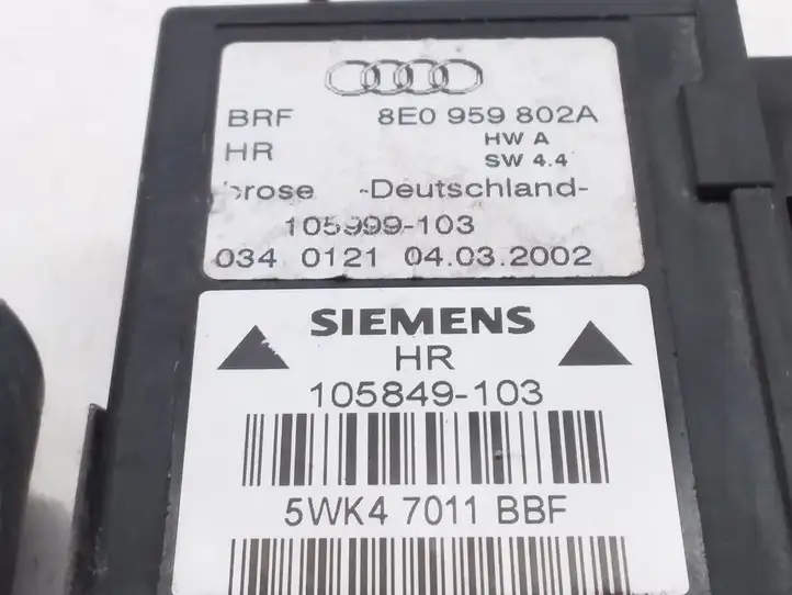 Audi A4 S4 B6 8E 8H (2000 - 2006) 8E0959802A Стеклоподъемник задней двери — фото 3