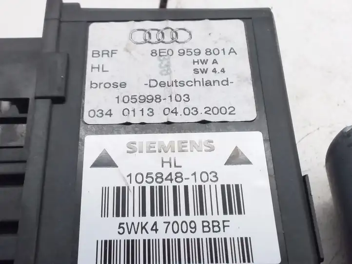 Audi A4 S4 B6 8E 8H (2000 - 2006) 8E0959801A Стеклоподъемник задней двери — фото 4